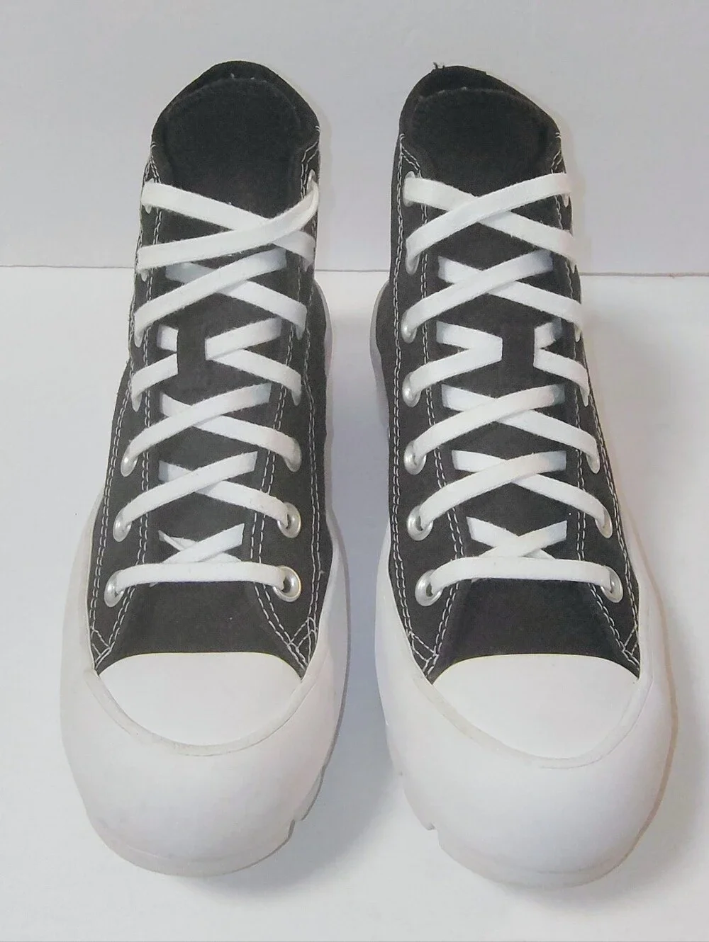 Converse Chuck Taylor All Star Hi Lugged 'Black' Platform Canvas Sneakers 7